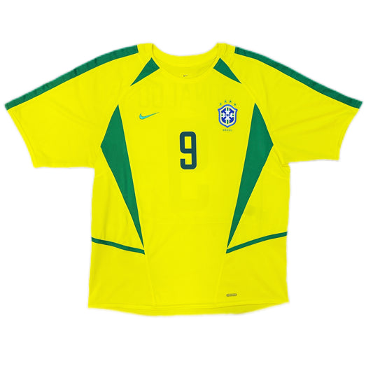 Authentic Ronaldo #9 Brazil 2002-04 Home Football
