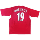 Authentic Morientes #19 Liverpool 2004-05 Home Football