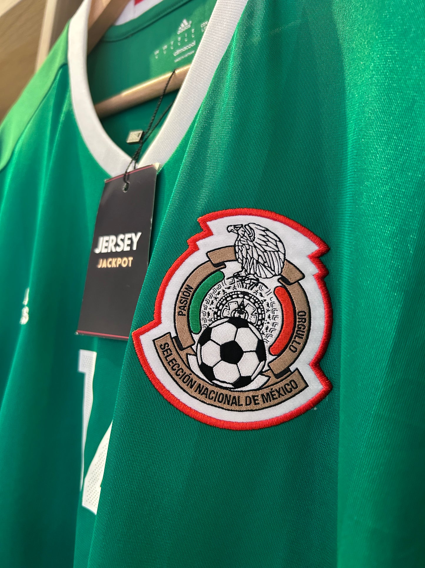 Authentic Chicharito #14 Mexico 2016/17 Home Football T-Shirt