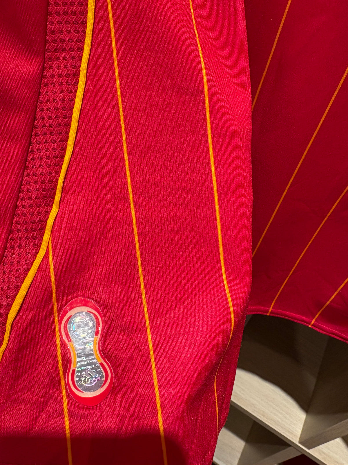 Authentic Puyol #5 Adidas Spain 2006-08 Home Football