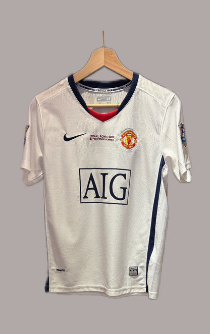 Vintage #7 Ronaldo Manchester United 2008-09 away football shirt