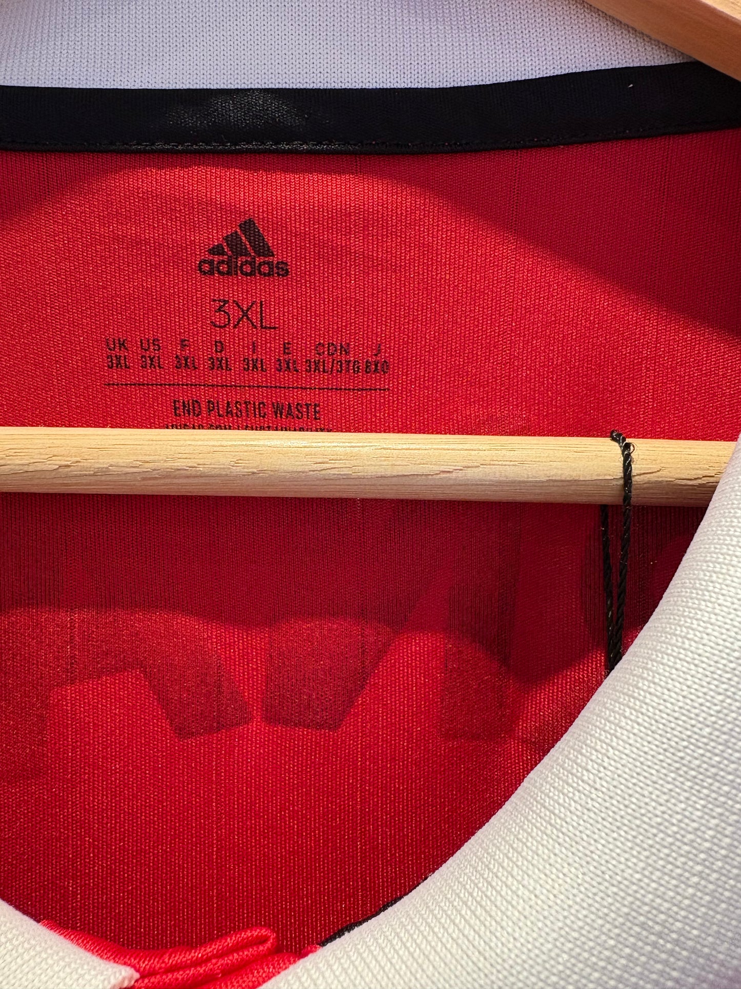 Vintage #8 Bruno Fernandes Adidas Manchester United 2022-23 home jersey.