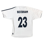 Maillot de football domicile authentique Beckham #23 Real Madrid 2003-04