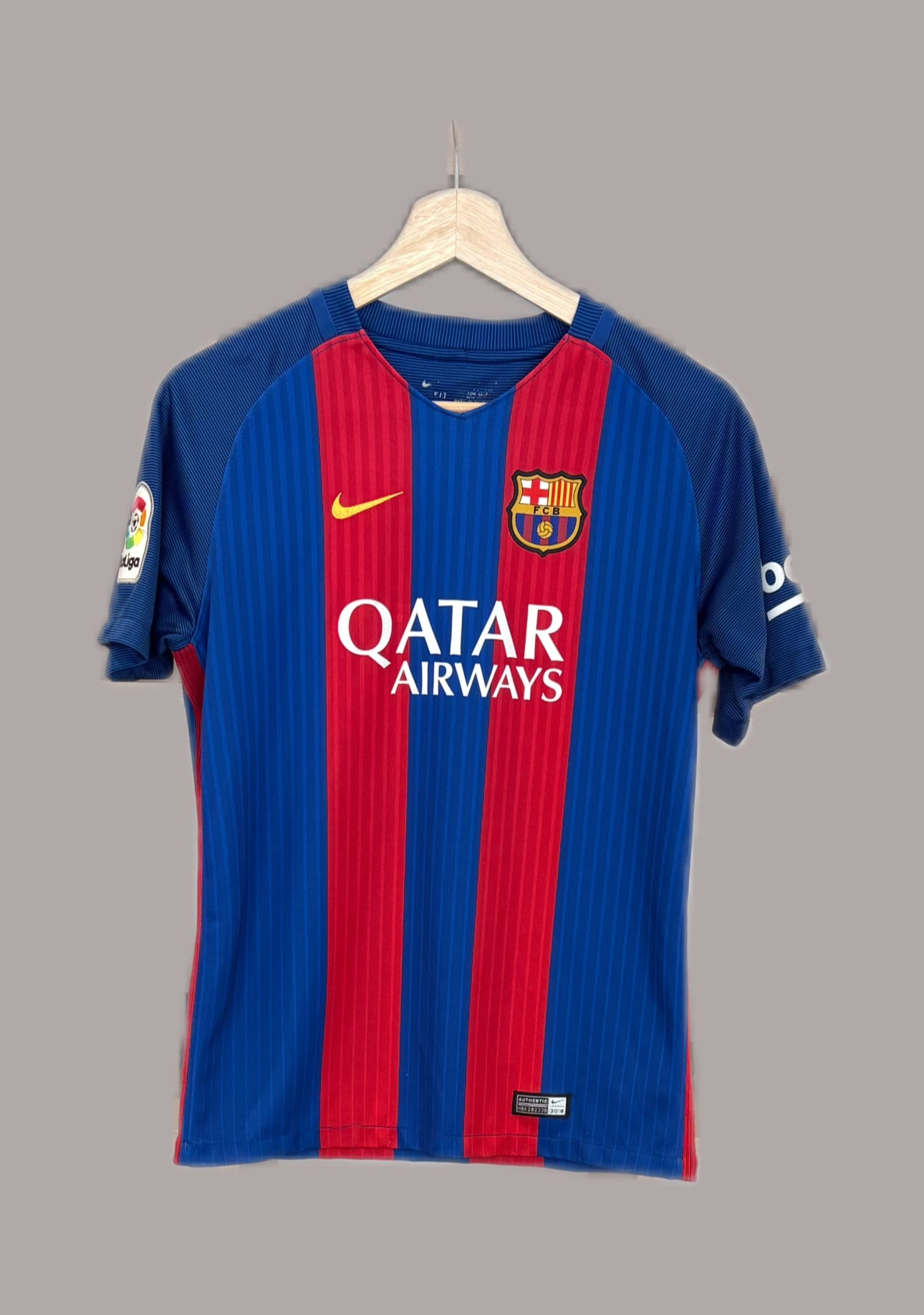 Vintage #10 Messi FC Barcelona 16-17 Home Football Soccer Jersey