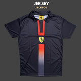 Vintage Scuderia Ferrari Race Polo F1 Shirt Black/Red