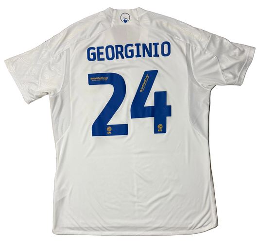 Authentic #24 Georgino Leeds United 23-24 Home Football