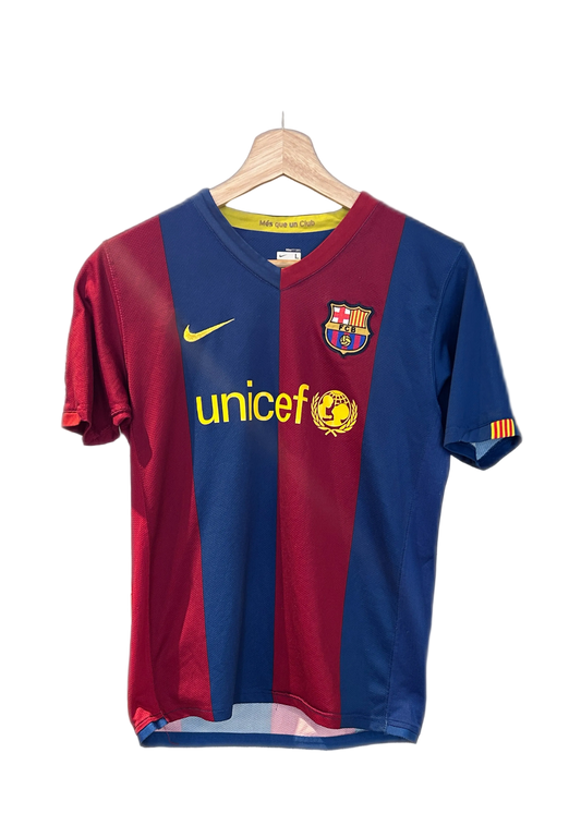 Authentic Ronaldinho #10 Barcelona 2006-07 Home Football