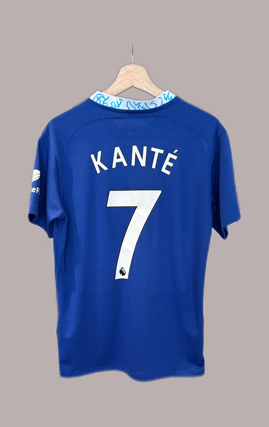 Vintage Kanté #7 Chelsea 2022/23 Home Football T-Shirt