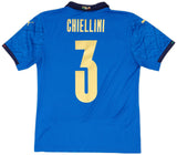 Authentic Chiellini #3 Italy 2020/21 Home Football