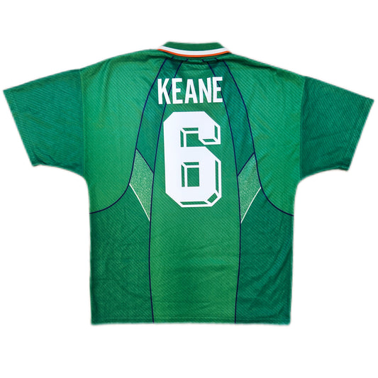 Authentic Keane #6 Ireland 1994-95 Home Football