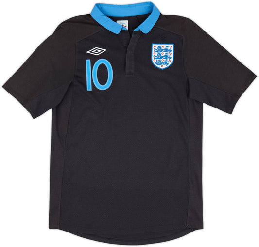 Authentic Rooney #10 England 2011-13 Away Football