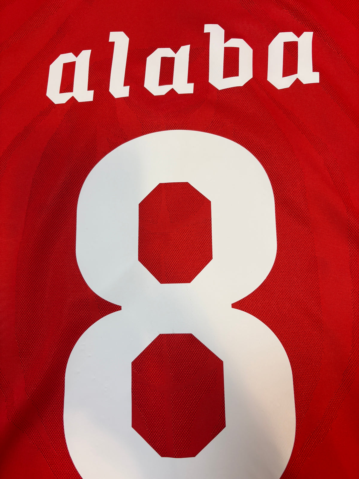 Authentic Alaba #8 Austria 2010-12 Home Football