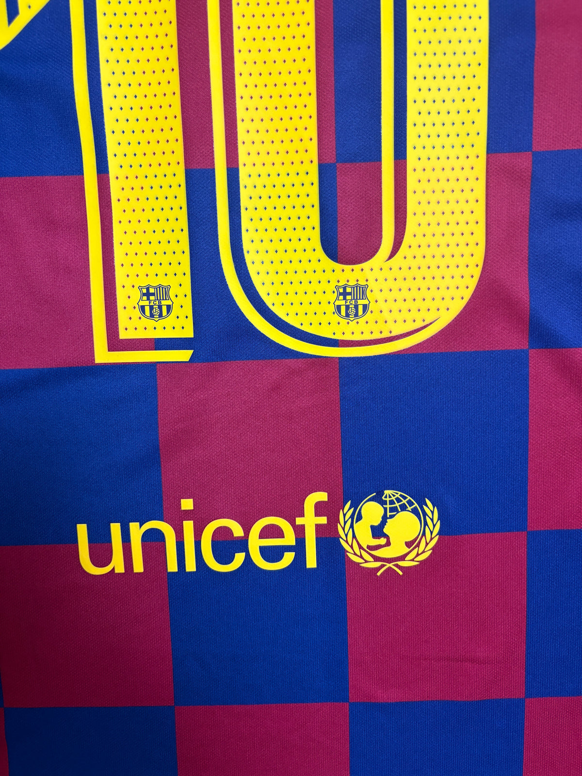 Authentic #10 Messi Barcelona 2019/20 home Football