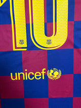 Authentic #10 Messi Barcelona 2019/20 home Football