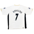Maillot de football extérieur authentique de Ronaldo #7 Manchester United 2006-08