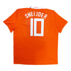 Authentic Sneijder #10 Netherlands 2008-10 Home Football