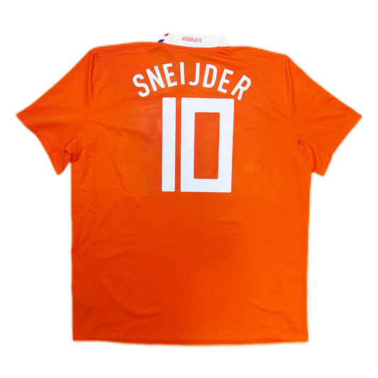 Authentic Sneijder #10 Netherlands 2008-10 Home Football