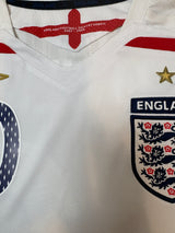 Authentic #10 Owen 2007-09 England Home Football