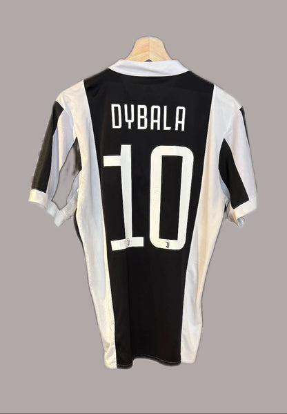 Authentic #10 Dybala Juventus 2017/18 Home Football Shirt