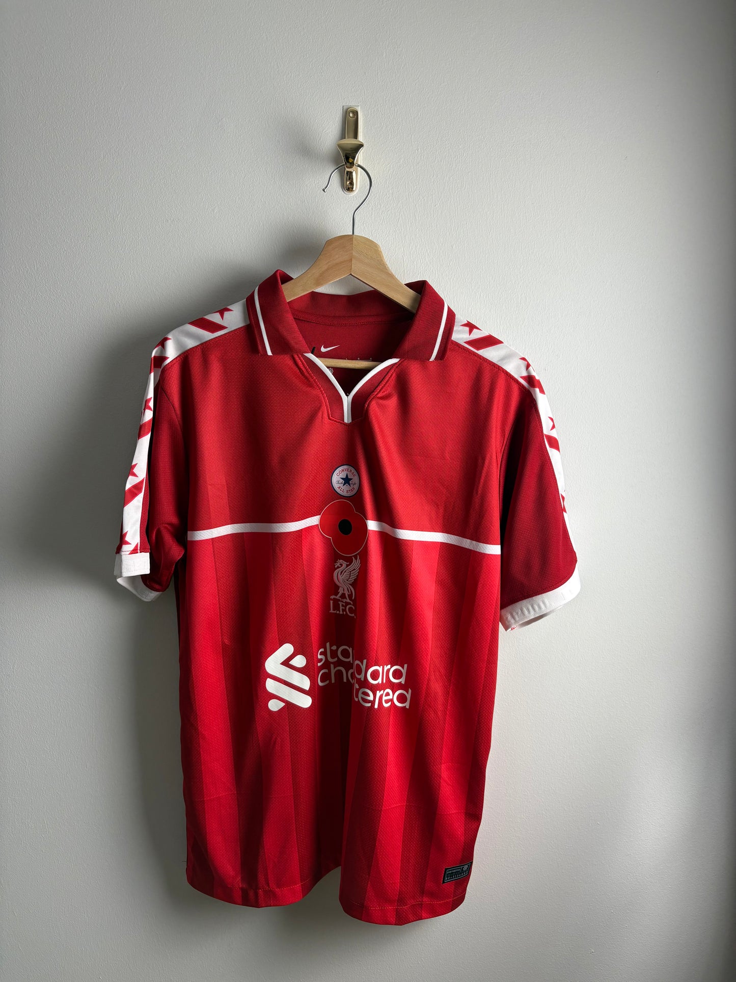 Vintage #9 Darwin 2024/25 home Liverpool x Converse Football Jersey