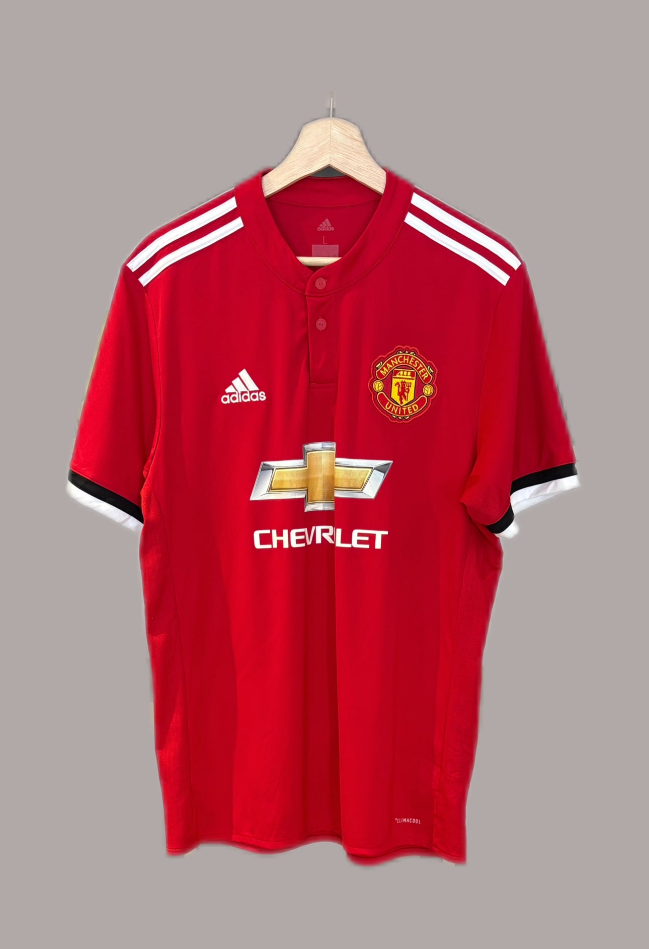 Vintage Manchester United 2017/18 Home Football Shirt