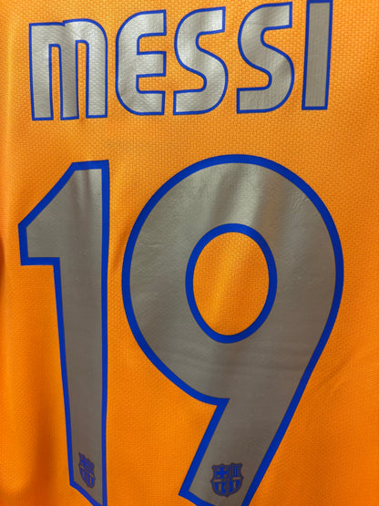 Vintage #19 Messi FC Barcelona 2006-2007 away football shirt