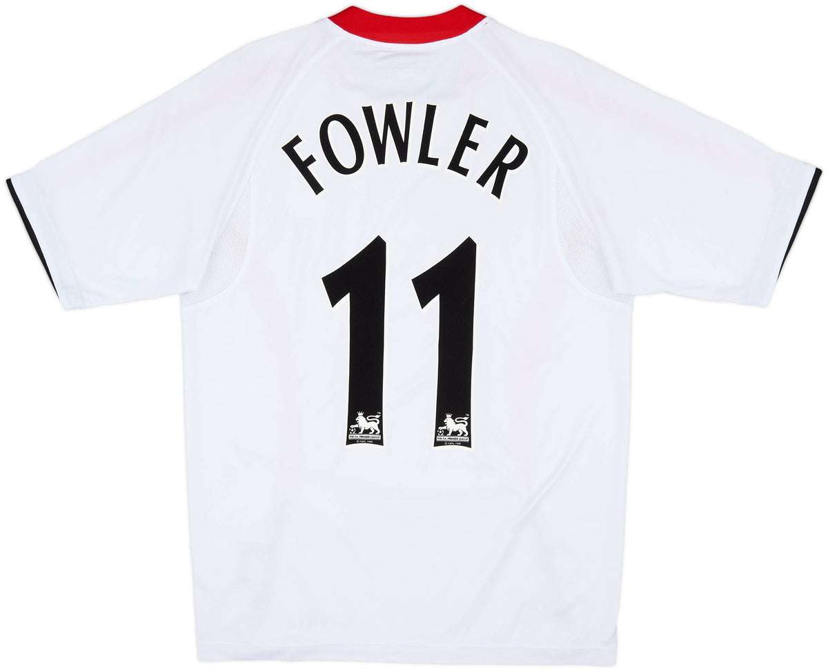 Authentic Fowler #11 Liverpool 2005-06 Away Football