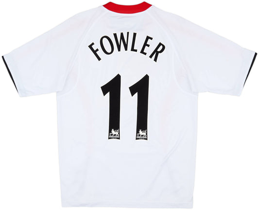Authentic Fowler #11 Liverpool 2005-06 Away Football