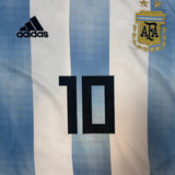 Authentic Messi #10 Argentina 2018-19 Home Football