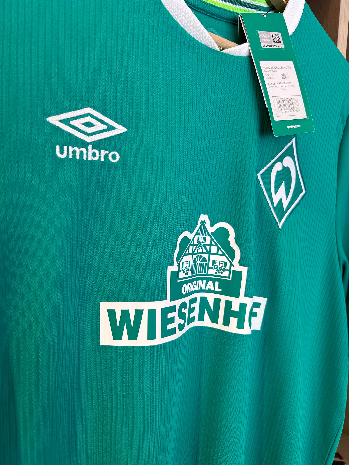 Authentic Werder Bremen 2019/20 Home Football T-Shirt