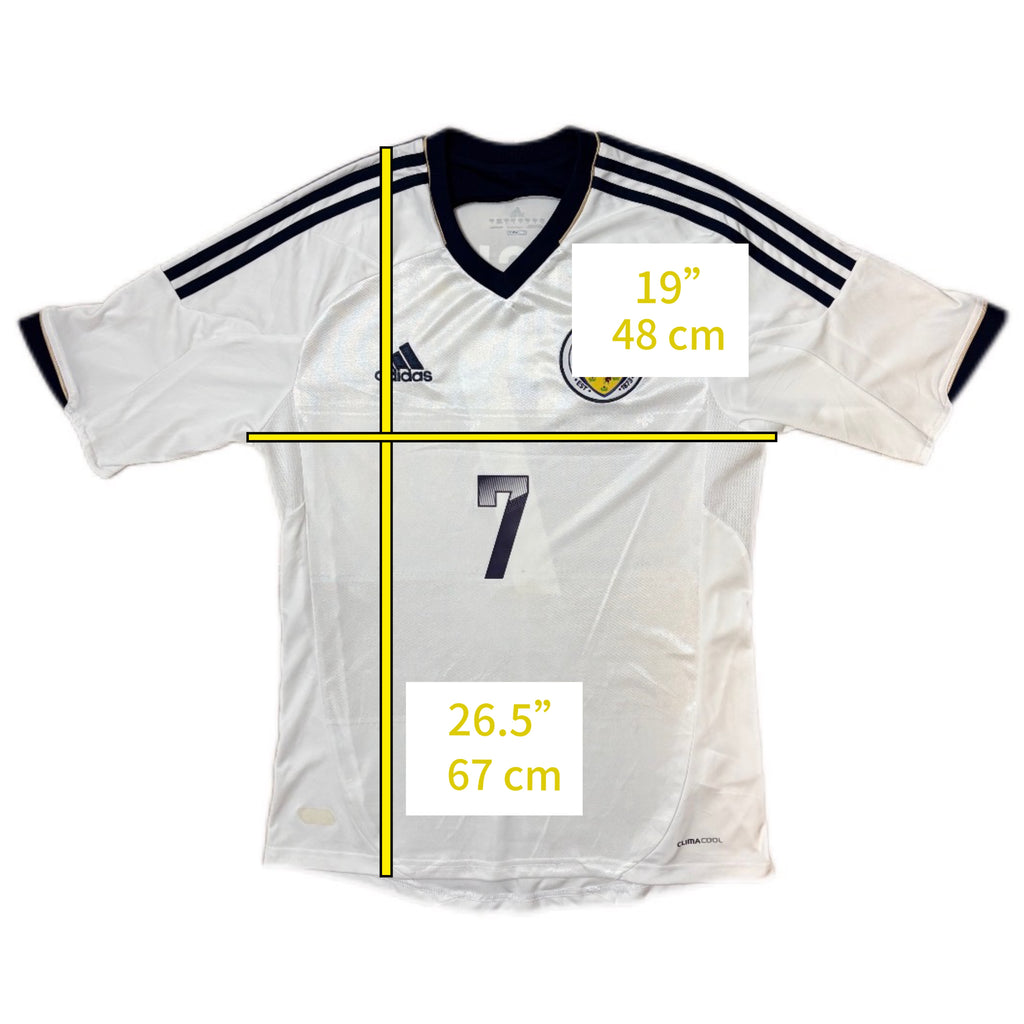 Authentique maillot de football extérieur Écosse #7 Fletcher 2012-14