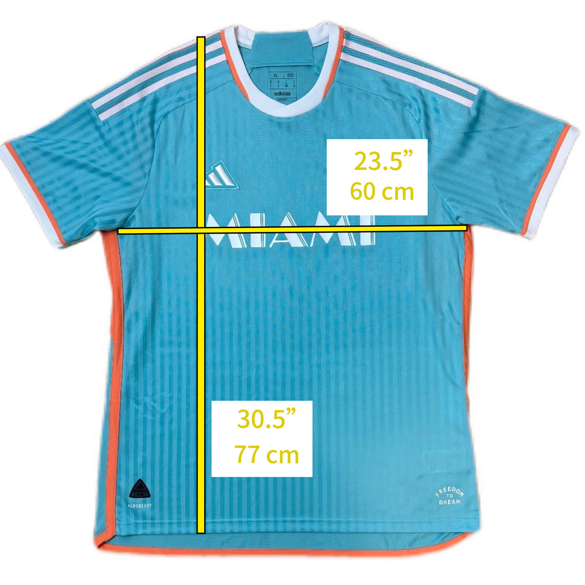 Maillot de football authentique #10 Messi Inter Miami 2024/25, troisième maillot