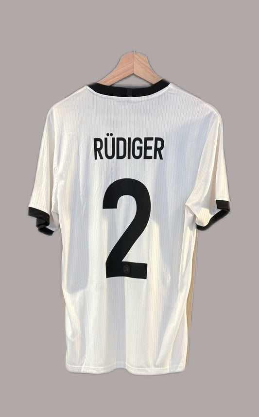 Vintage #2 Rüdiger Germany 2022 Home Football Jersey
