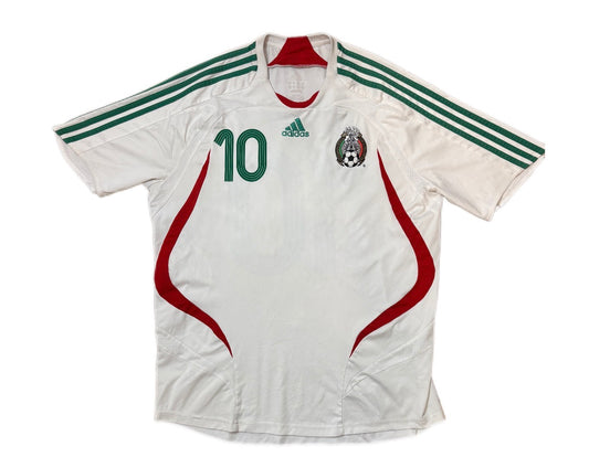 Authentic #10 C.Blanco Mexico 2007-08 Away Football