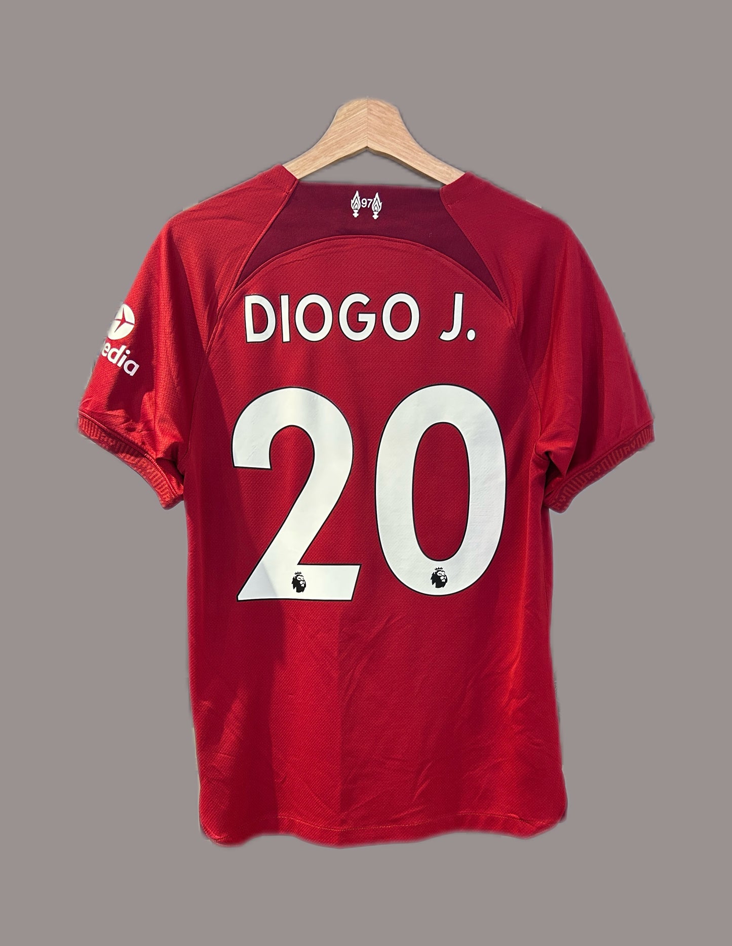 Authentic Diogo J. #20 Liverpool 2022-23 Home Football T-Shirt