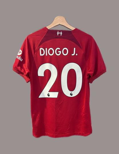 Authentic Diogo J. #20 Liverpool 2022-23 Home Football T-Shirt