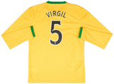 Authentic Virgil #5 Celtic FC 2013-14 Away Football