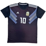 Authentic Messi #10 Argentina 2017-18 Away Football