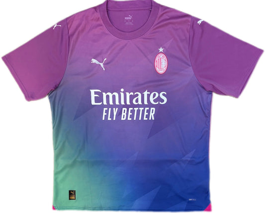 Authentic AC Milan Rafa Leão #10 2023-24 Away Football