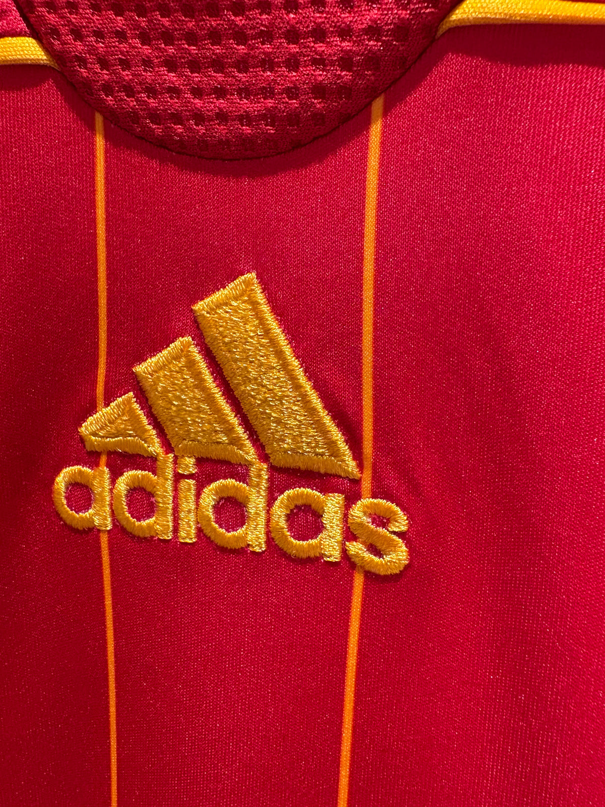 Authentic Puyol #5 Adidas Spain 2006-08 Home Football