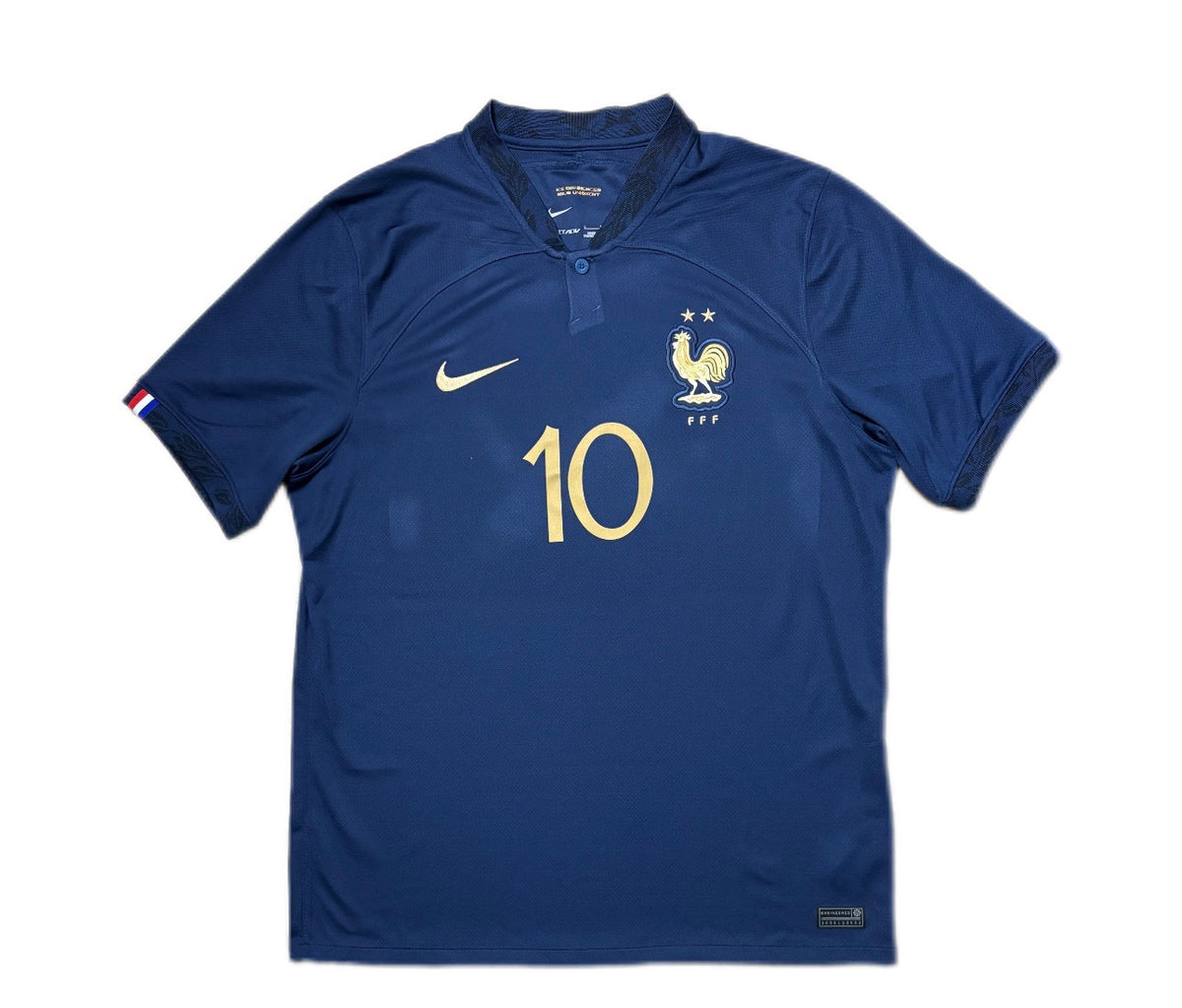 Authentic Mbappe #10 France 2022 Football