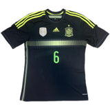 Authentic A.Iniesta #6 Spain 2014 away World Cup Football
