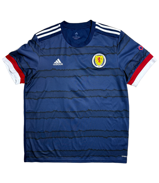 Authentic #3 Robertson Scotland 2020-2022 home Football