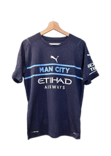 Authentic G. Jesus #9 Manchester City 2021-22 Third Football