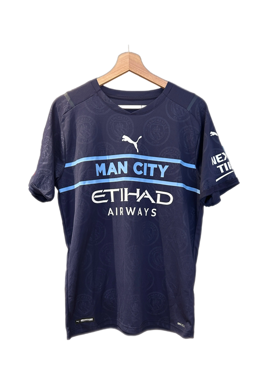 Authentic G. Jesus #9 Manchester City 2021-22 Third Football