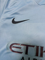 Authentic Kun Agüero #16 Manchester City 2017-18 Home football