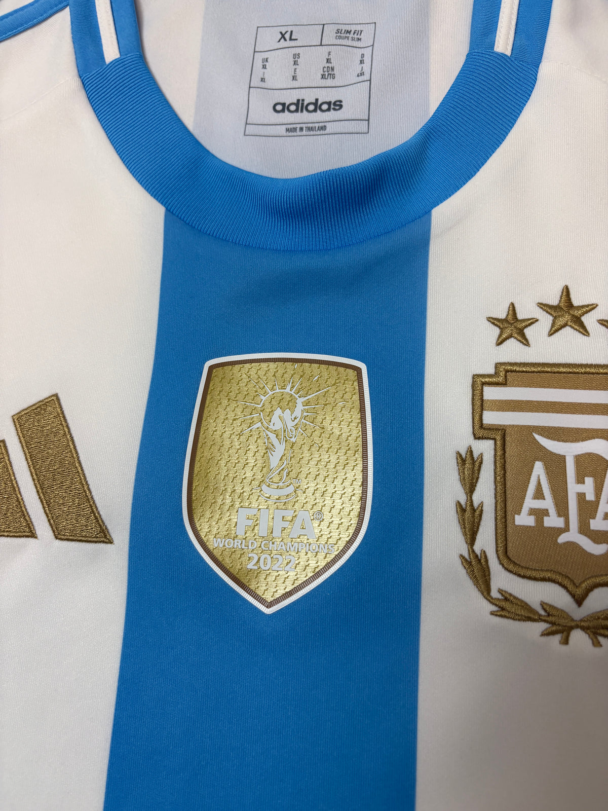 Maillot de football domicile authentique Argentine 2023-2024
