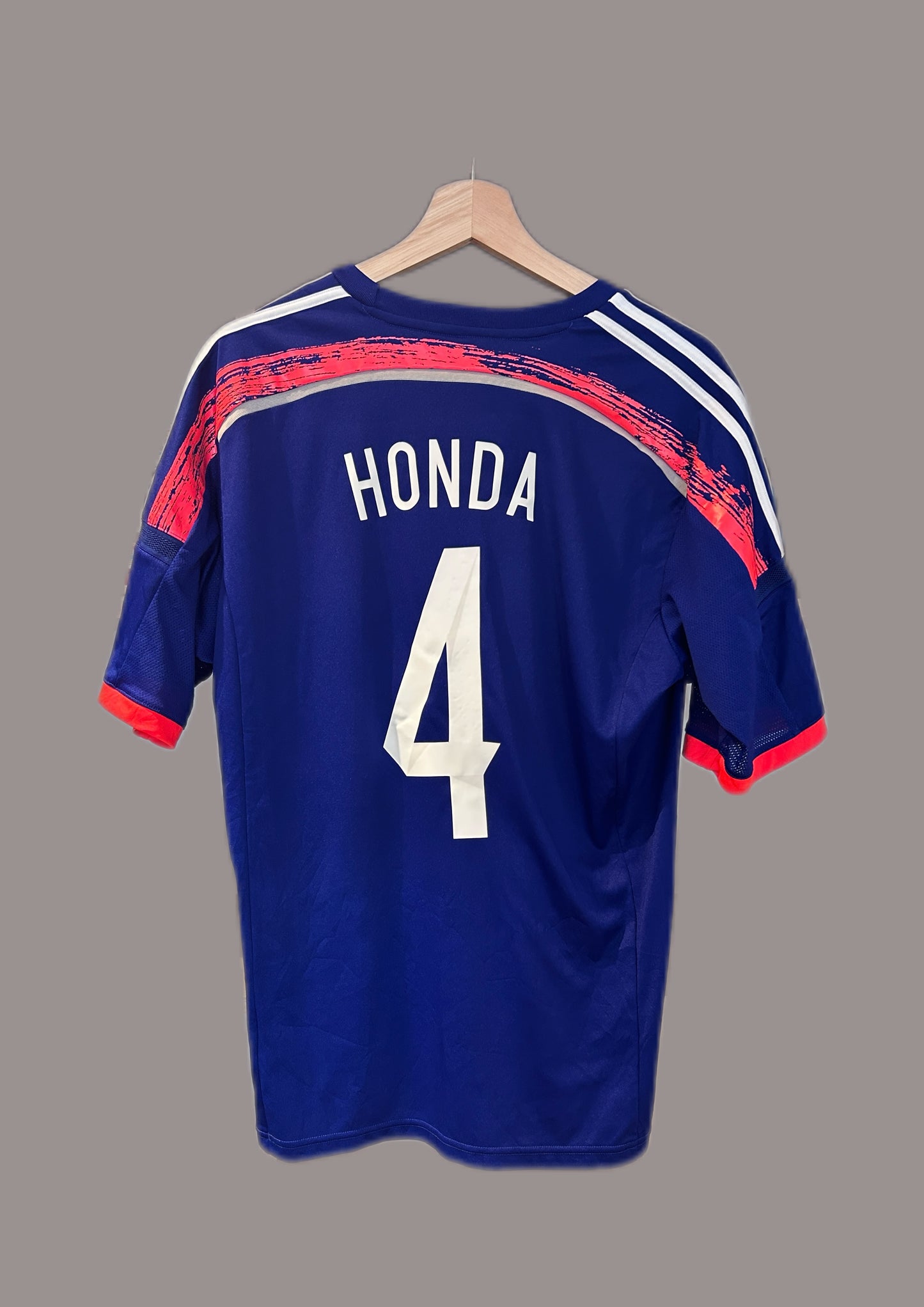Authentic Honda #4 Japan 2014/15 Home Football T-Shirt