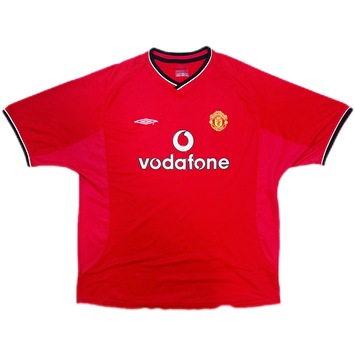 Authentic Beckham #7 Manchester United 2000-01 Home Football