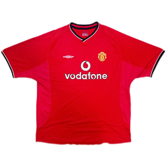 Authentic Beckham #7 Manchester United 2000-01 Home Football
